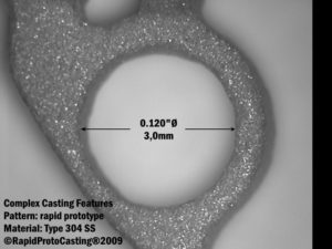 Complex Casting With Thin Sections and Precision Holes